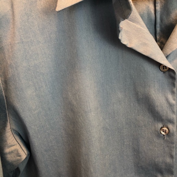Jil Sander | blue button up blouse - Picture 5 of 6